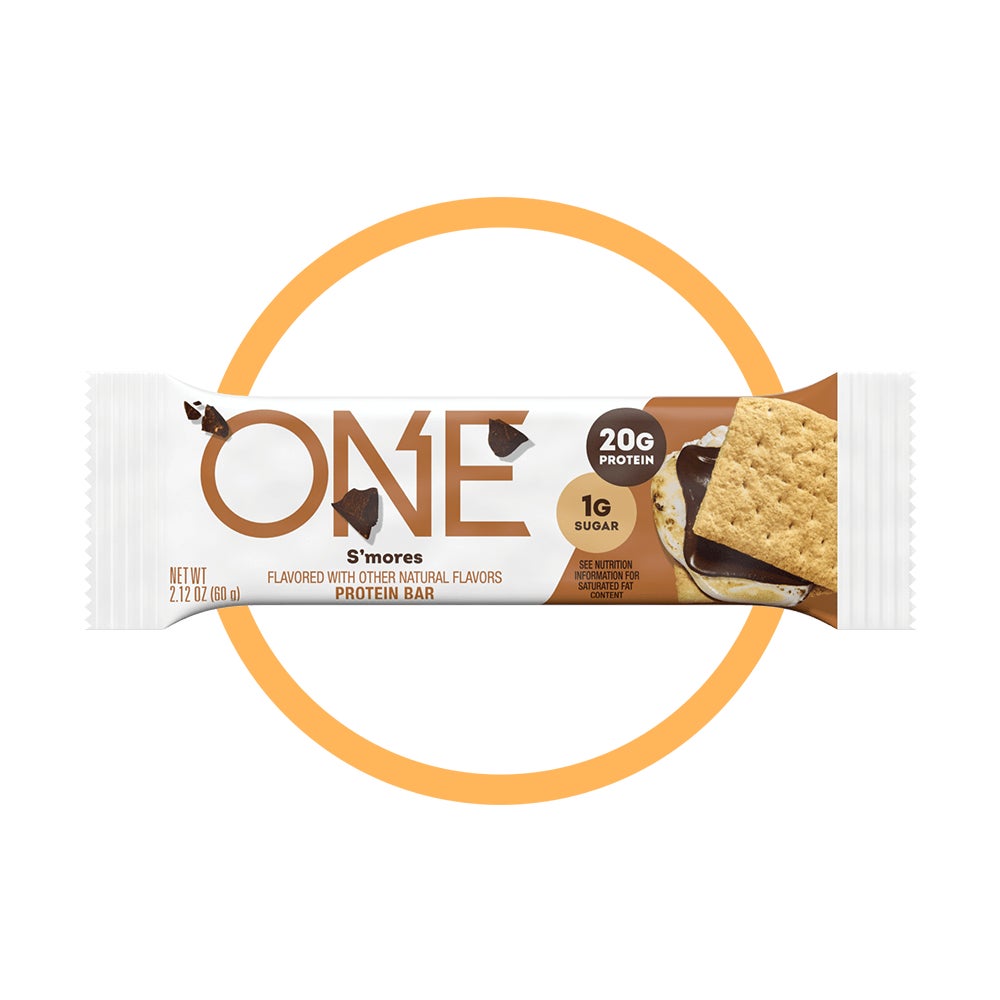 one bars smores flavored protein bar
