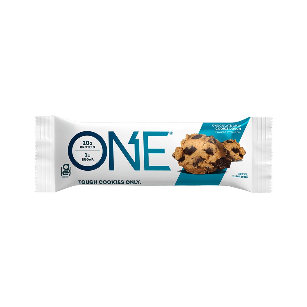 ONE BARS Chocolate Chip Cookie Dough Flavored Protein Bar, 2.12 oz