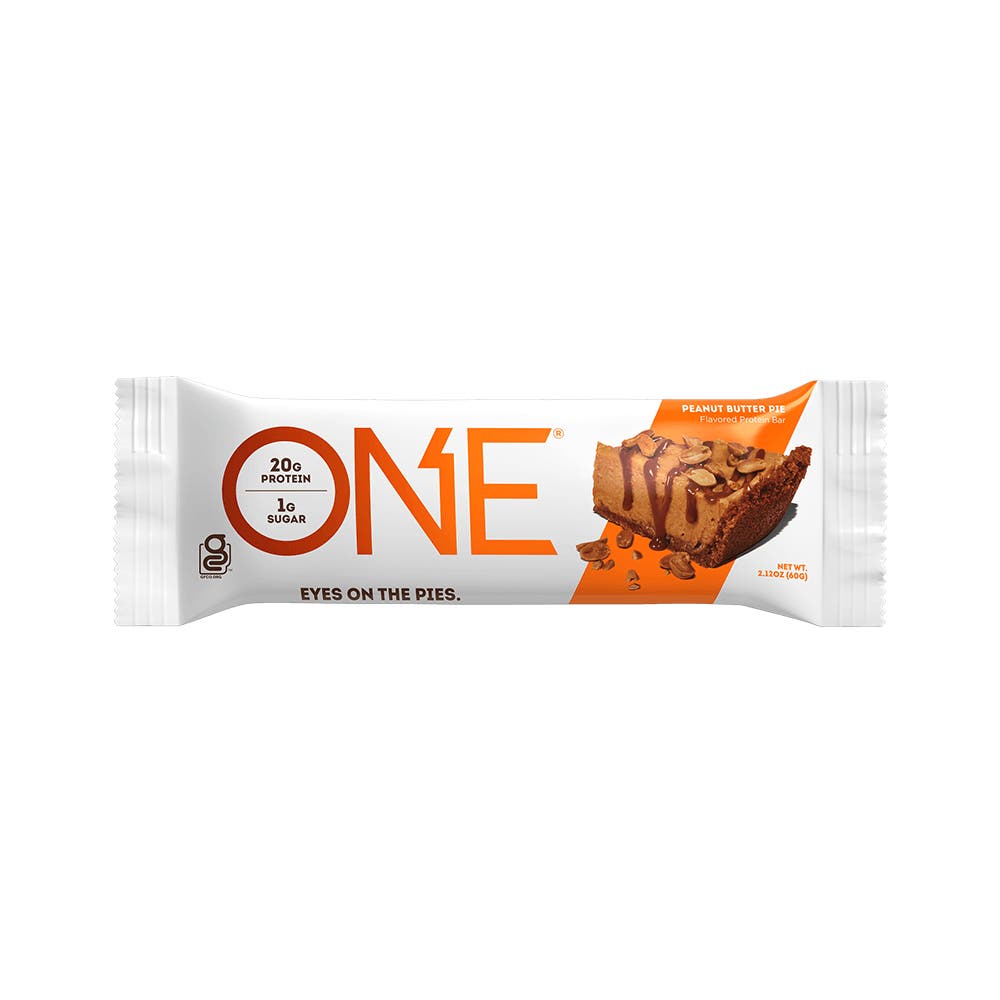 ONE BARS Peanut Butter Pie Flavored Protein Bar, 2.12 oz - Front of Package